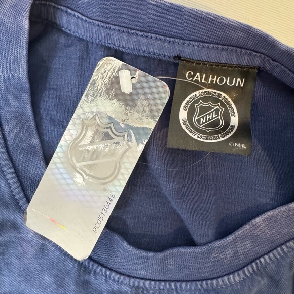 Calhoun NHL Surf & Skate Women's Oversized Drop Shoulder Acid Wash Cropped XL/L - Picture 9 of 13